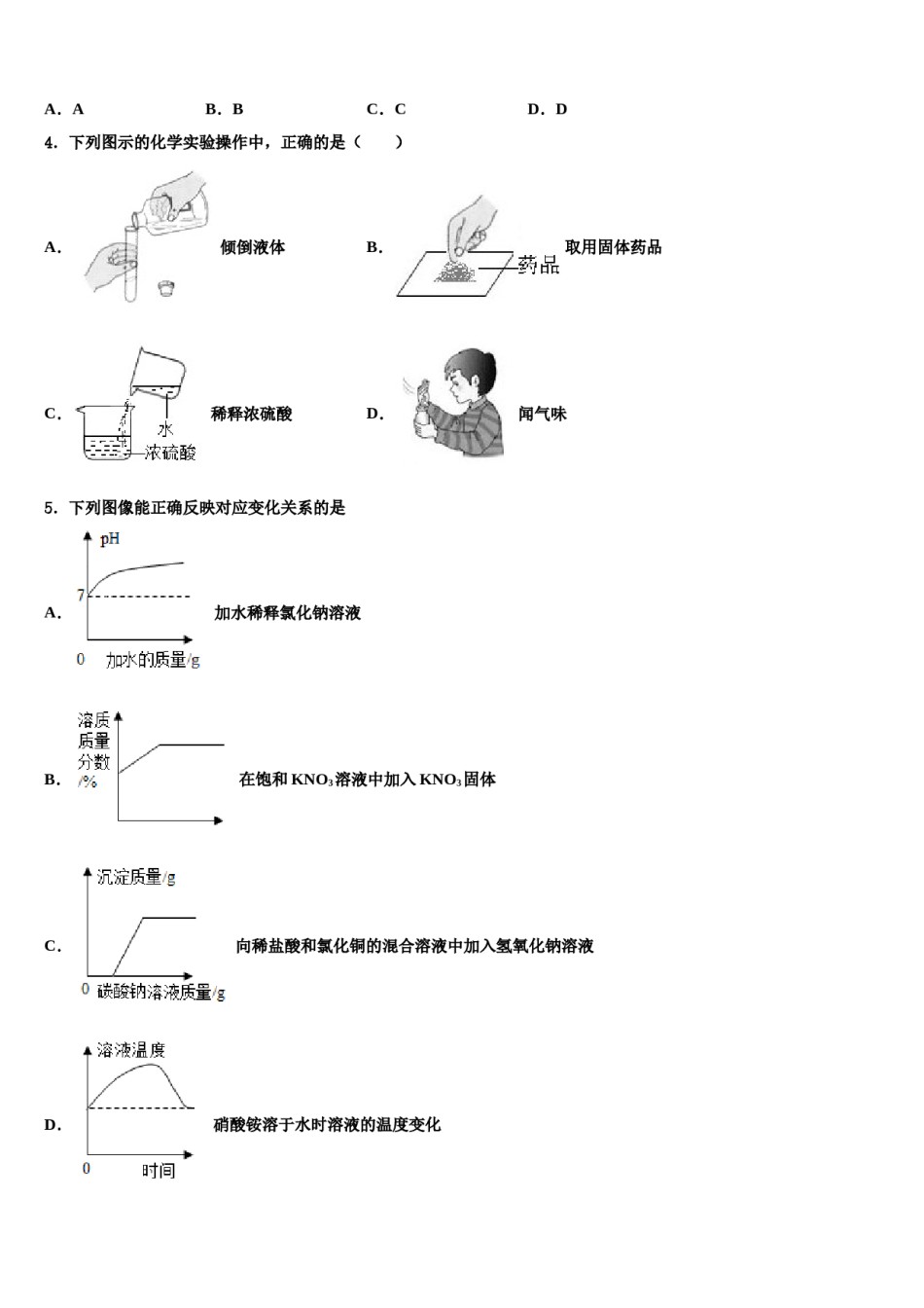 山东省东营市垦利区利区六校2023-2024学年中考化学对点突破模拟试卷含解析.doc_第2页