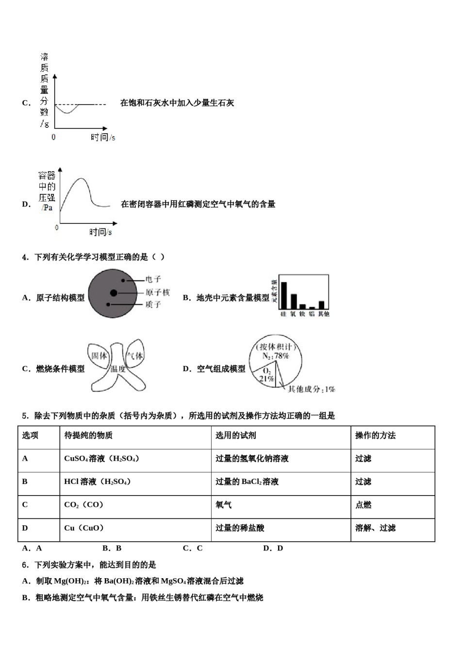 广东梅州市丰顺县重点名校2023-2024学年中考化学考前最后一卷含解析.doc_第2页
