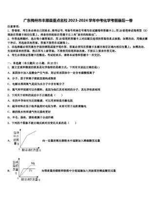 广东梅州市丰顺县重点名校2023-2024学年中考化学考前最后一卷含解析.doc