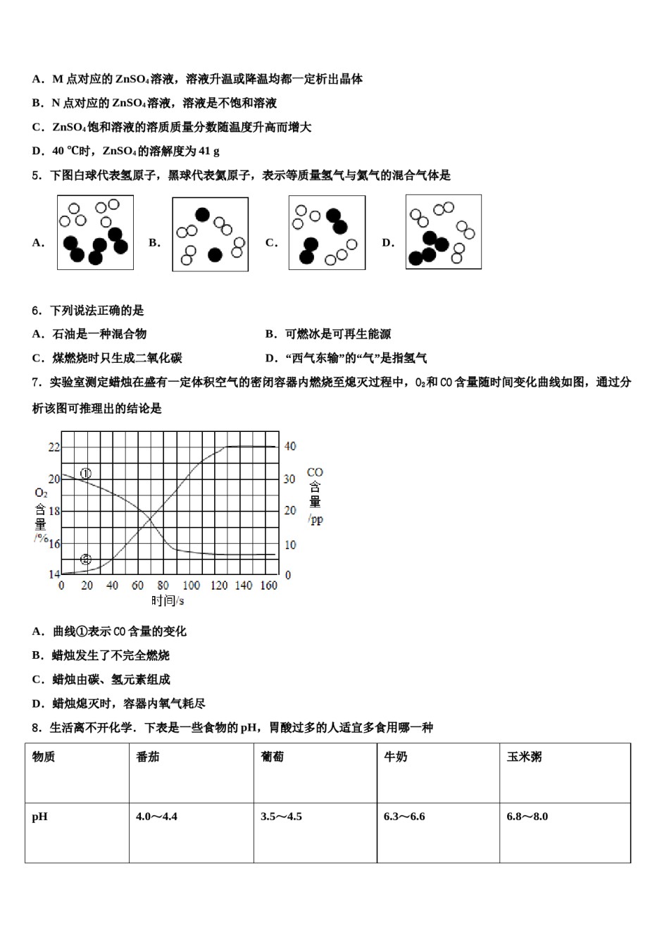 广东省佛山市南海区南海实验中学2024届中考化学对点突破模拟试卷含解析.doc_第2页