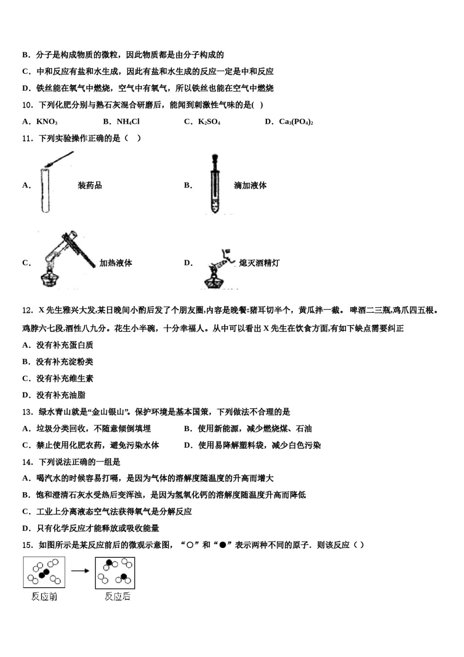 广东省深圳市外国语校2024届中考猜题化学试卷含解析.doc_第3页