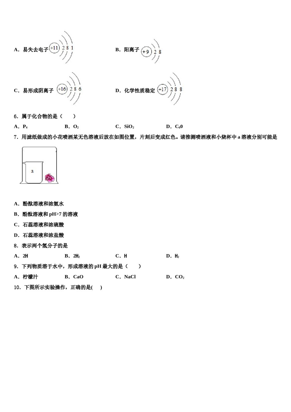广西南宁市西大附中2024届中考化学押题卷含解析.doc_第2页