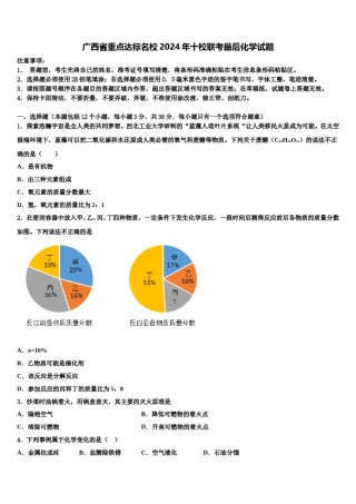 广西省重点达标名校2024年十校联考最后化学试题含解析.doc