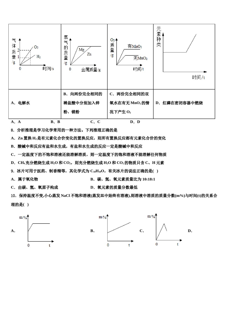 汕头市朝阳区2023-2024学年中考二模化学试题含解析.doc_第3页