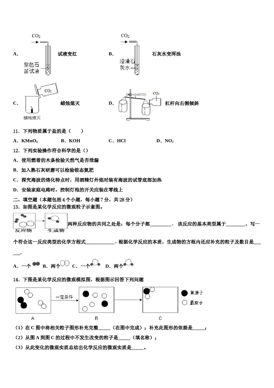 江苏省宿迁市级名校2024年十校联考最后化学试题含解析.doc_第3页