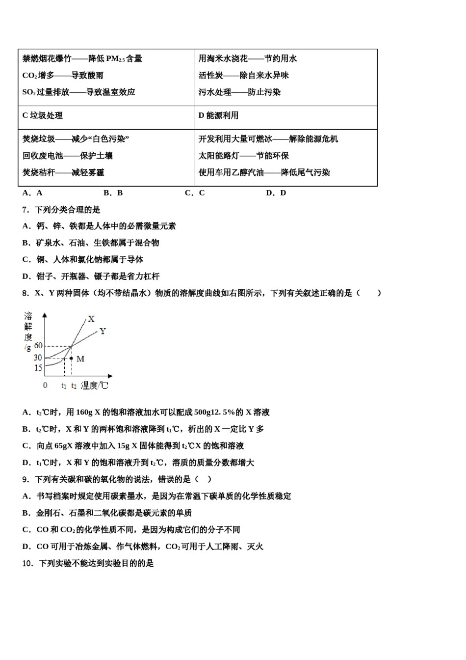 江苏省无锡市钱桥中学2024年十校联考最后化学试题含解析.doc_第3页