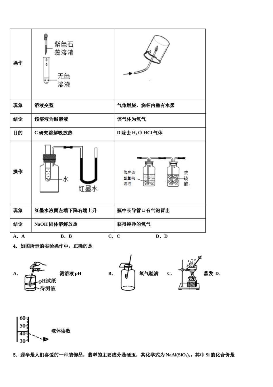 河南师范大附属中学2023-2024学年中考二模化学试题含解析.doc_第2页