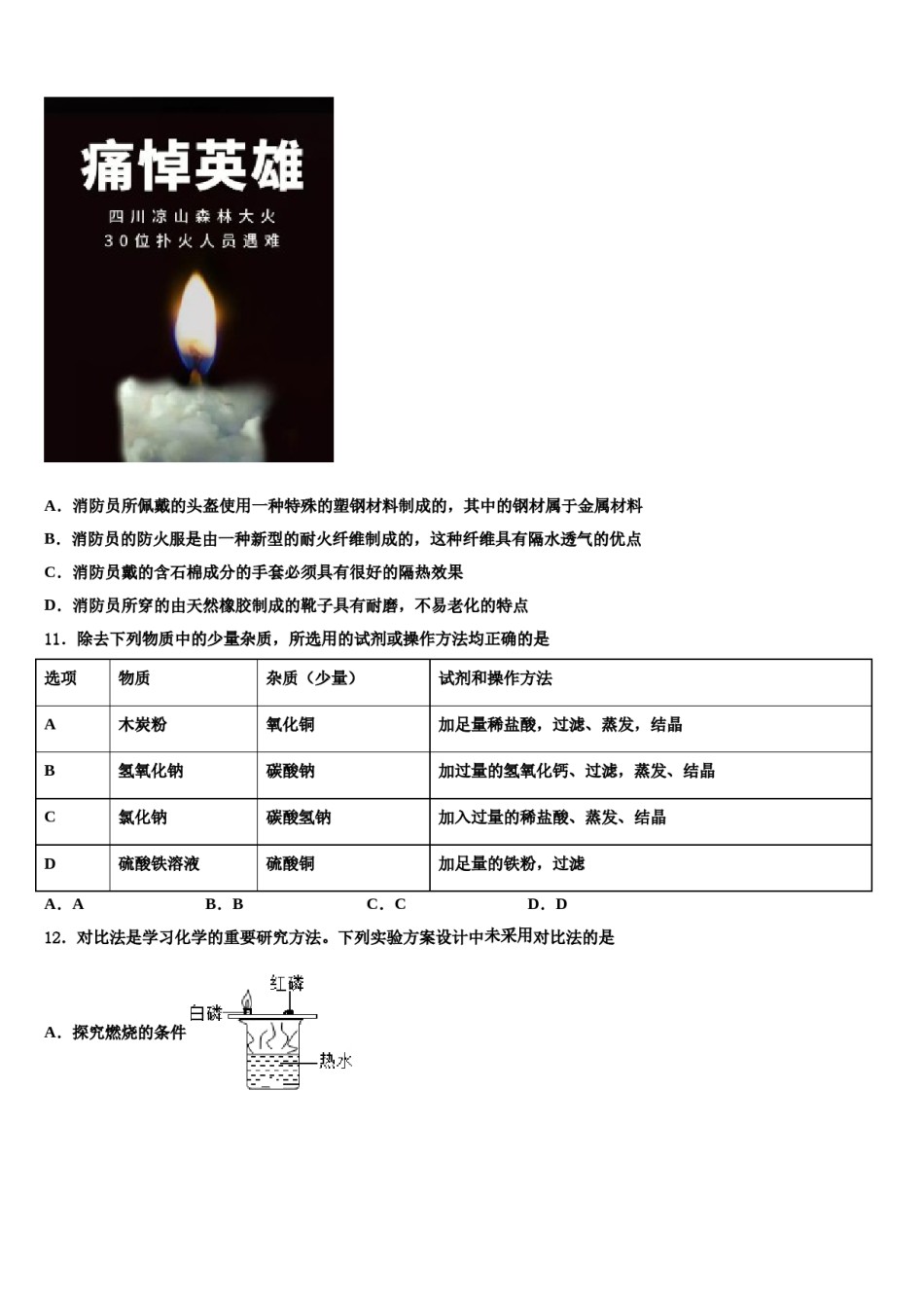 湖南省长沙市望城区第二中学2023-2024学年中考联考化学试题含解析.doc_第3页