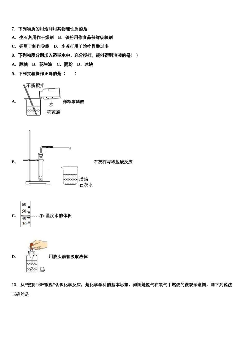 福建省泉州市惠安四中学、东山中学2023-2024学年十校联考最后化学试题含解析.doc_第2页