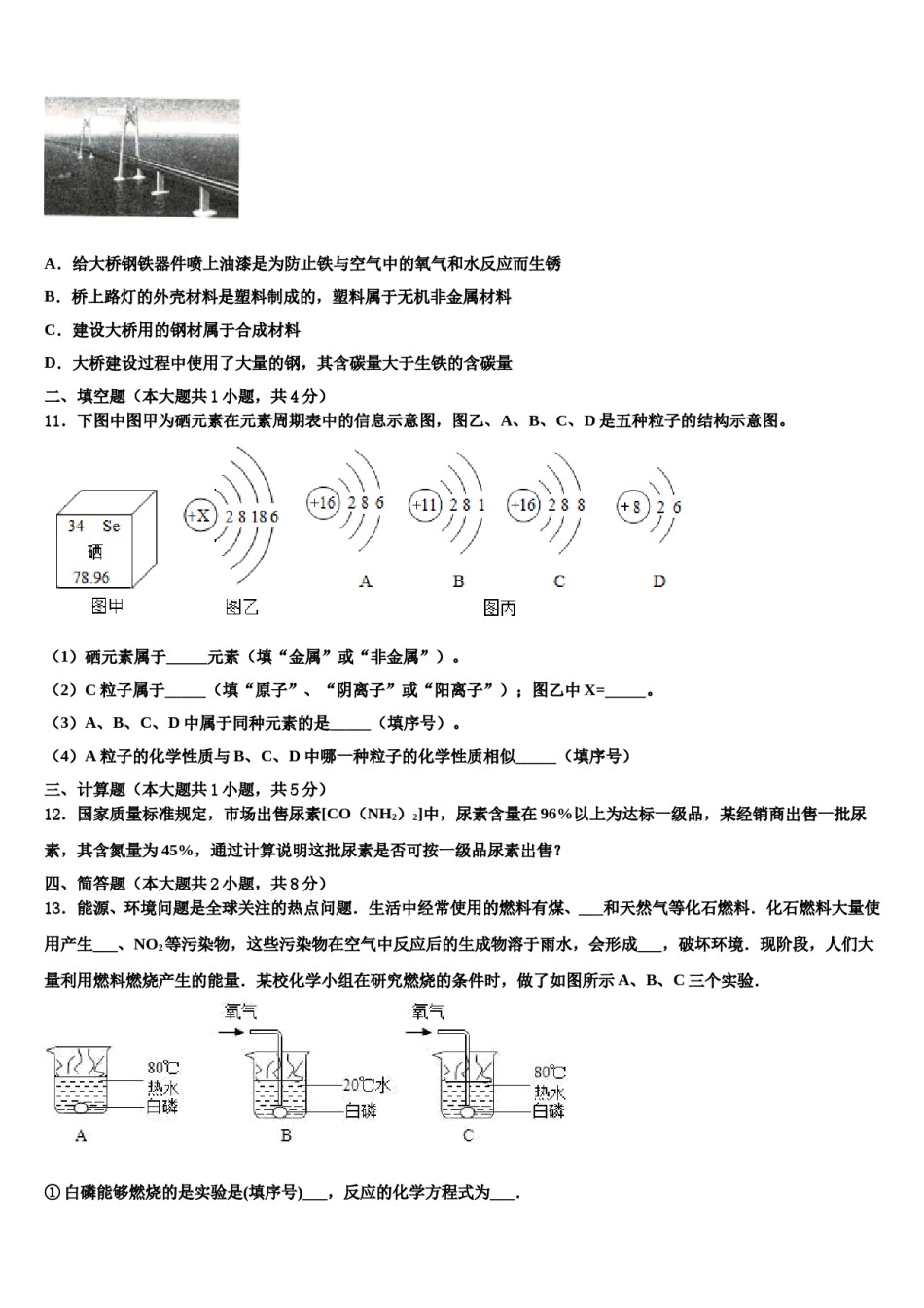 福建省漳州市平和县重点中学2023-2024学年中考一模化学试题含解析.doc_第3页