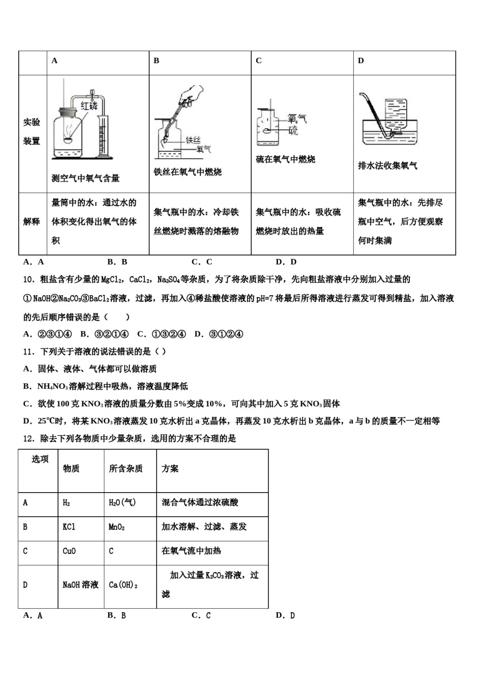辽宁省大连市达标名校2023-2024学年中考冲刺卷化学试题含解析.doc_第3页