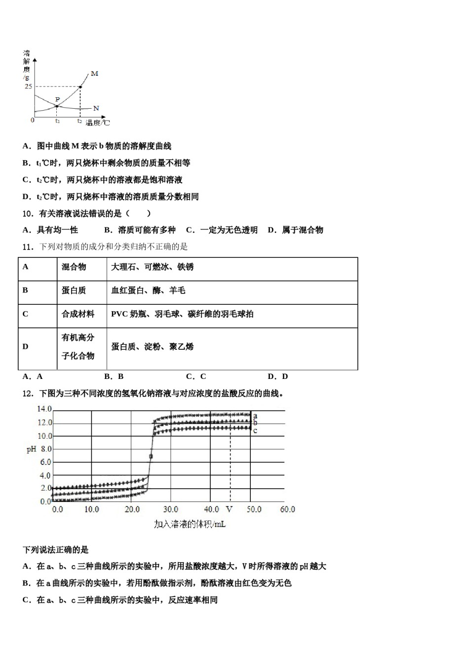 陕西省汉中学市城固县重点中学2024届中考化学全真模拟试卷含解析.doc_第3页