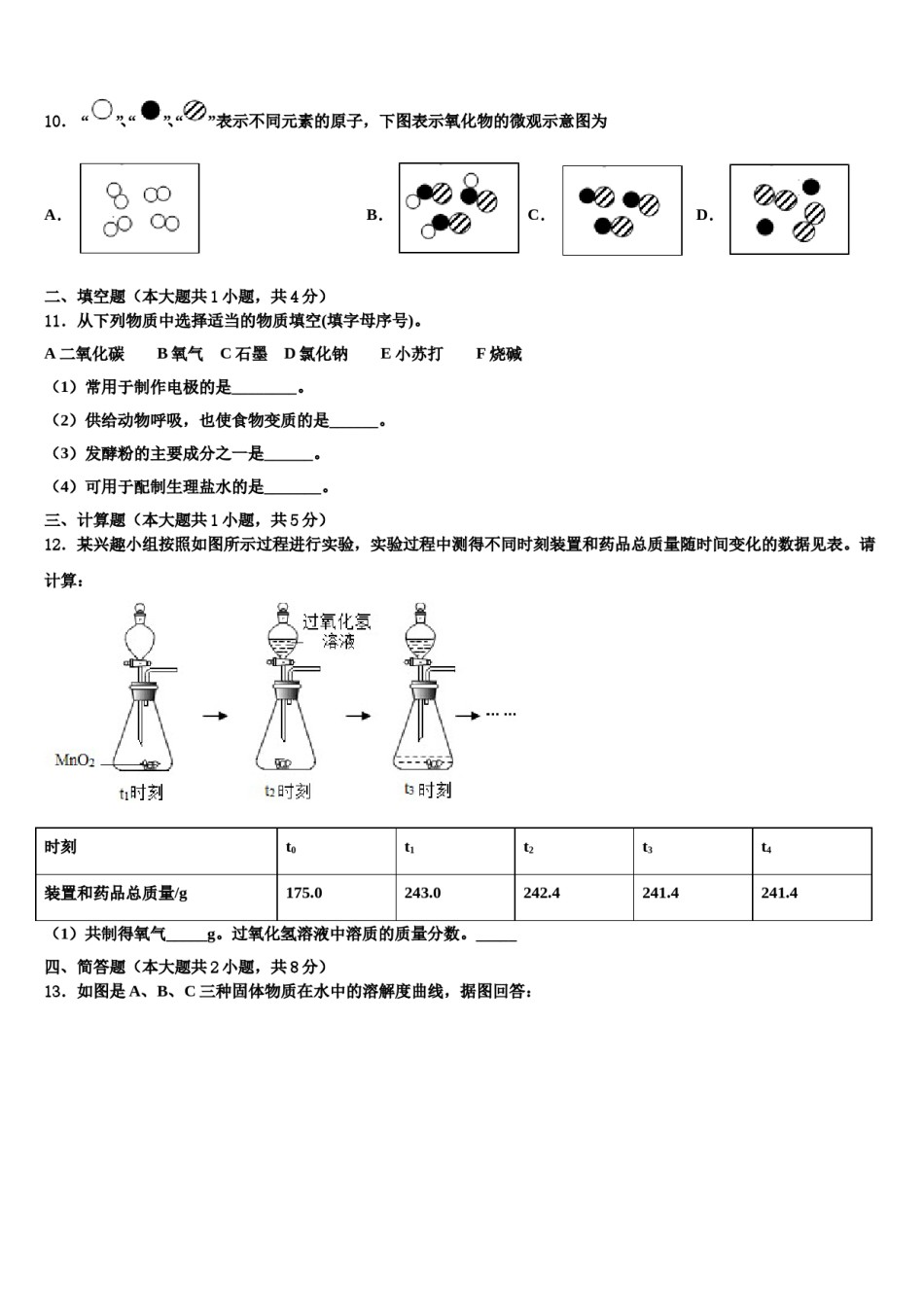 陕西省西安市莲湖区2024届中考冲刺卷化学试题含解析.doc_第3页