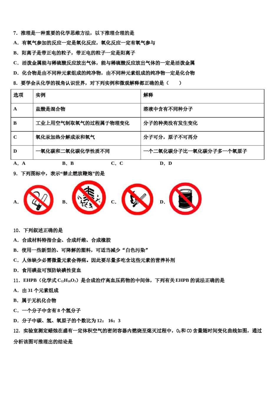 黑龙江省哈尔滨市南岗区“FF联盟”市级名校2024届中考二模化学试题含解析.doc_第2页