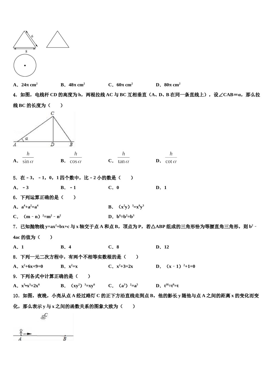 2023-2024学年云南省保山市施甸县中考数学最后一模试卷含解析.doc_第2页