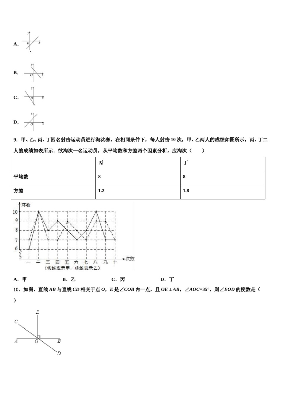 2023-2024学年浙江省绍兴市迪荡新区重点中学中考猜题数学试卷含解析.doc_第2页