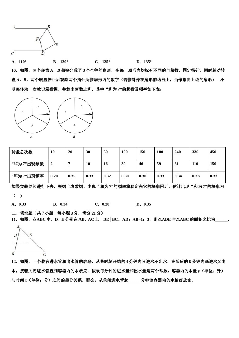 2024届吉林省长春市朝阳区达标名校中考冲刺卷数学试题含解析.doc_第3页
