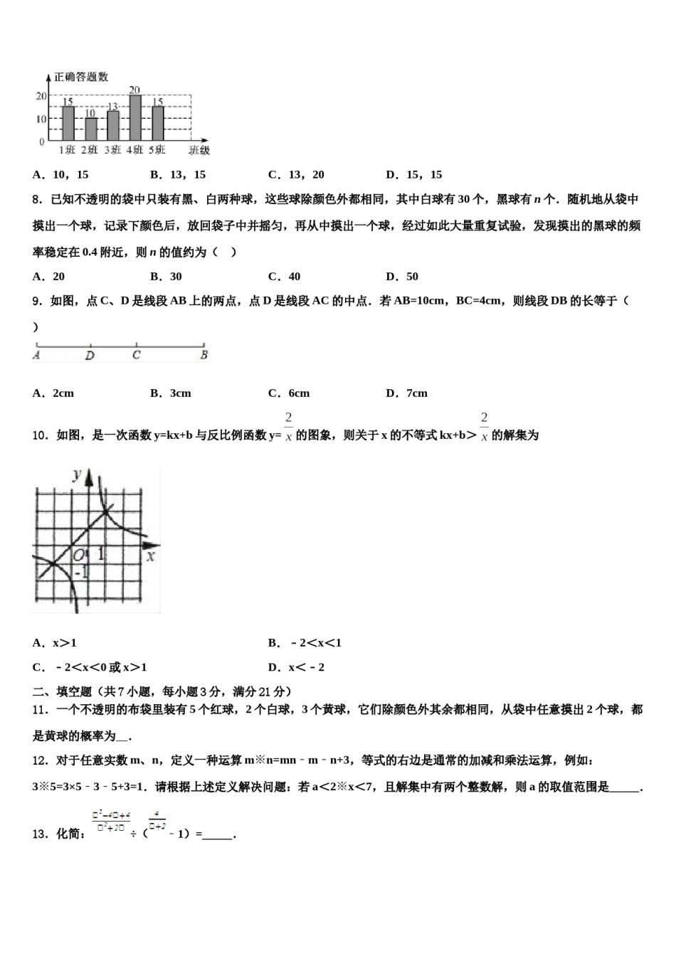 2024届如皋实验初中中考数学对点突破模拟试卷含解析.doc_第3页