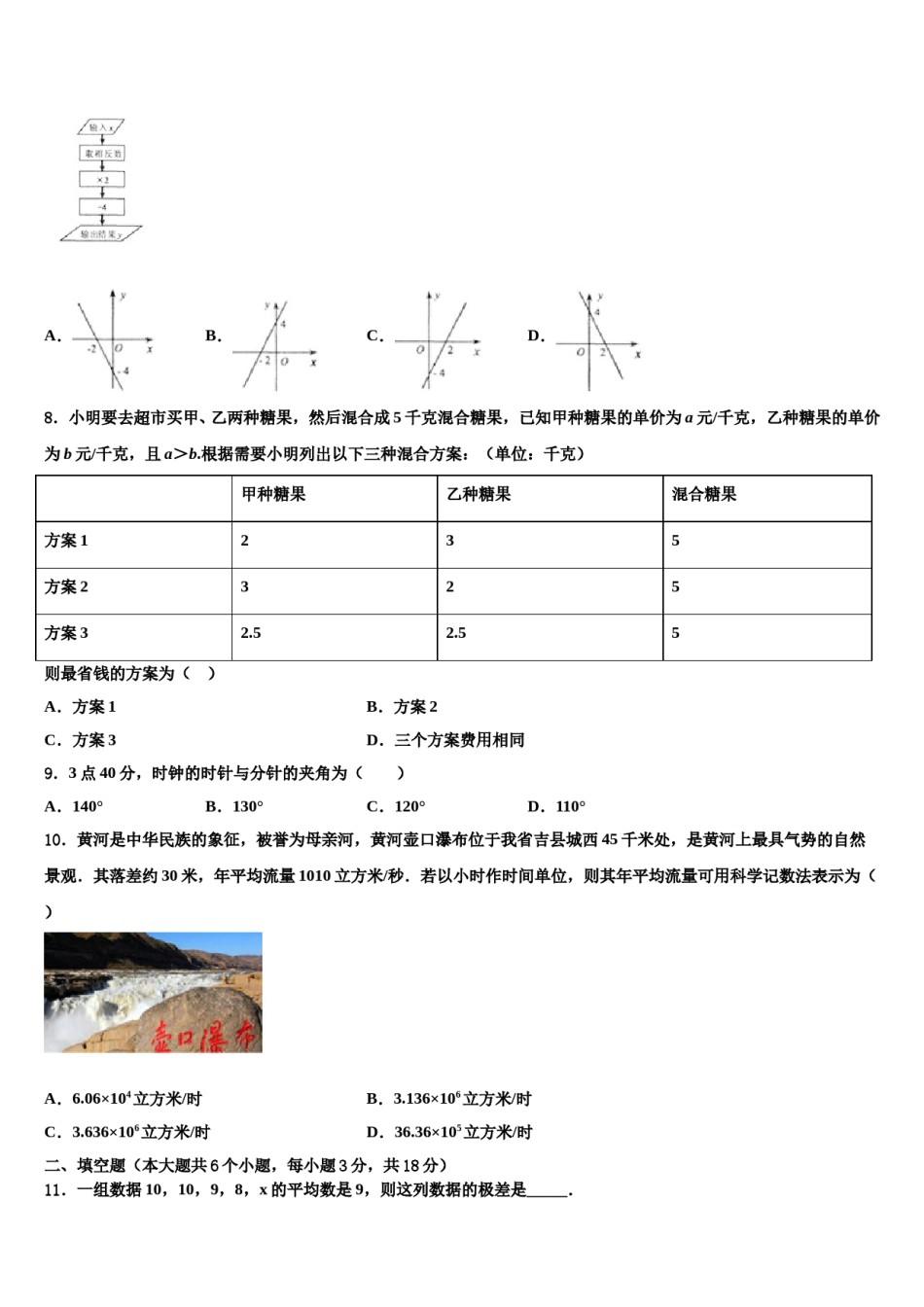 江苏省盐城市大丰区沈灶中学2023-2024学年中考冲刺卷数学试题含解析.doc_第2页