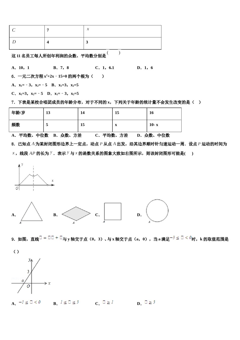 江苏省苏州市星港校2024年中考数学最后冲刺浓缩精华卷含解析.doc_第2页