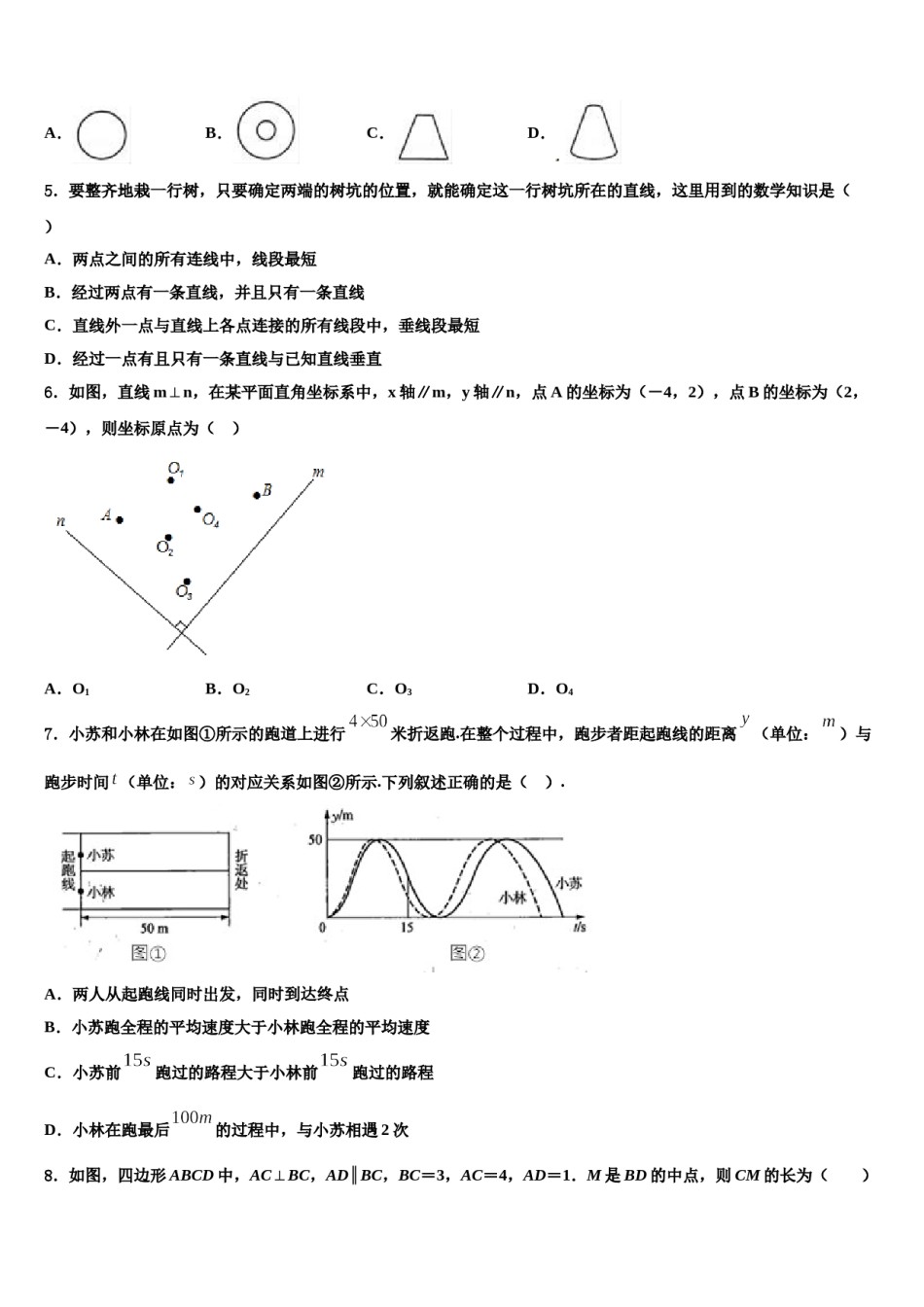 辽宁省沈阳市南昌中学2023-2024学年中考数学最后冲刺模拟试卷含解析.doc_第2页