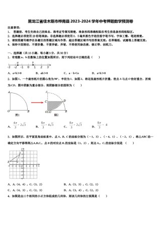 黑龙江省佳木斯市桦南县2023-2024学年中考押题数学预测卷含解析.doc