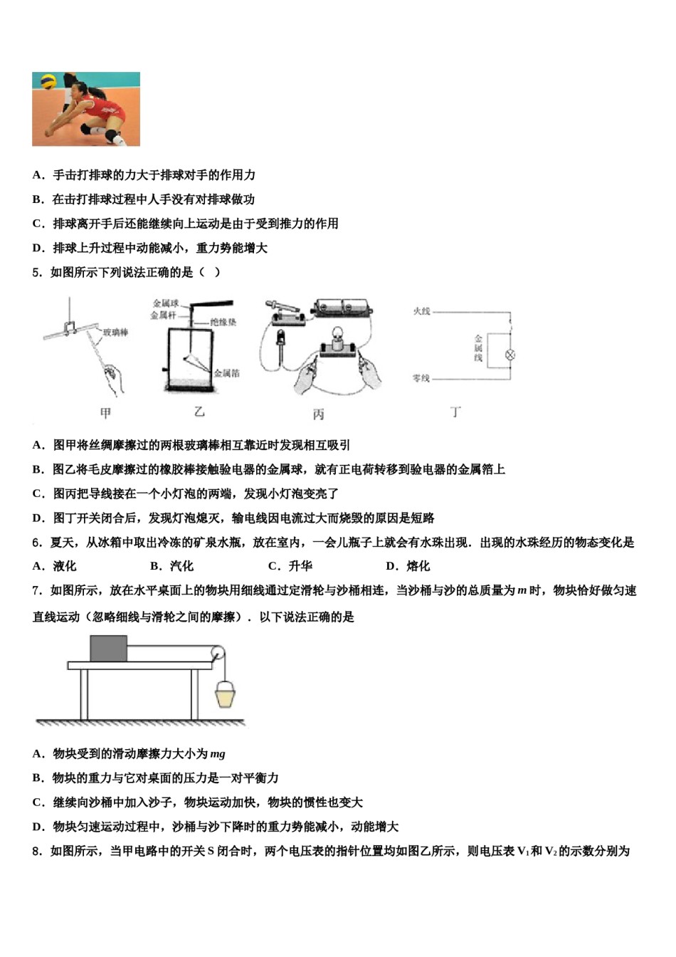2023-2024学年山东省烟台龙口市市级名校中考试题猜想物理试卷含解析.doc_第2页