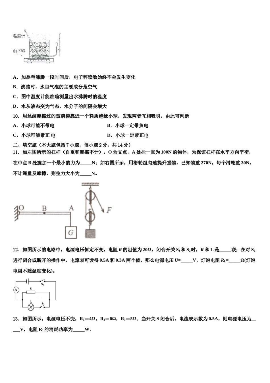 2023-2024学年辽宁丹东市第二十九中学中考物理最后冲刺浓缩精华卷含解析.doc_第3页