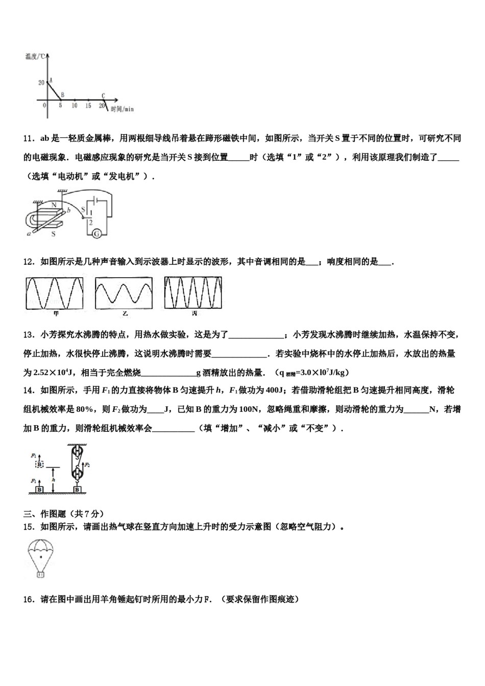 2023-2024学年驻马店市中考物理模拟精编试卷含解析.doc_第3页