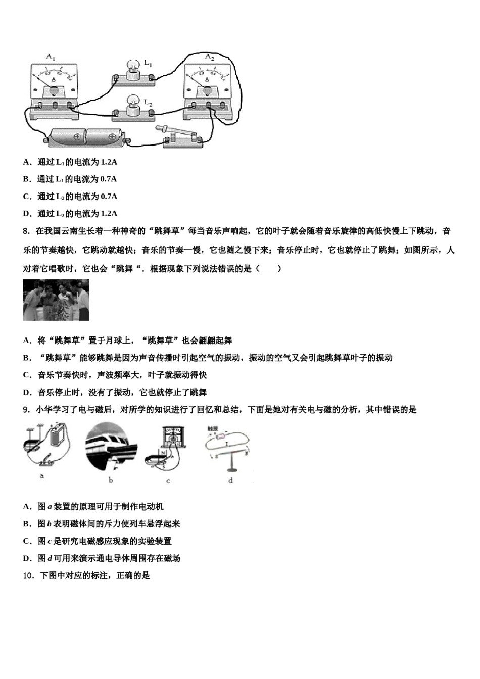 2024届北京理工大附属中学中考物理最后冲刺模拟试卷含解析.doc_第3页