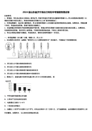 2024届山东省济宁海达行知校中考猜题物理试卷含解析.doc