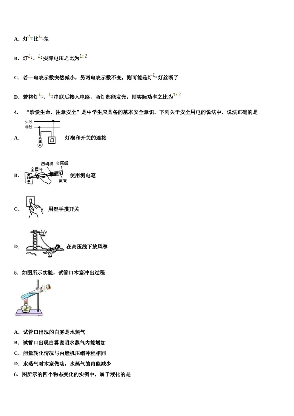 2024届山东省青岛市青岛实验中考物理最后冲刺浓缩精华卷含解析.doc_第2页
