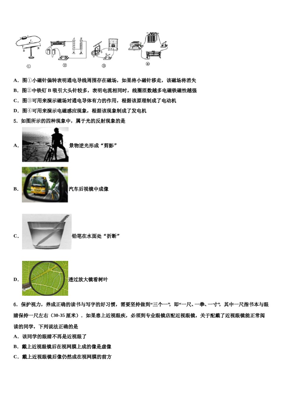 2024届揭阳真理中学中考物理五模试卷含解析.doc_第2页
