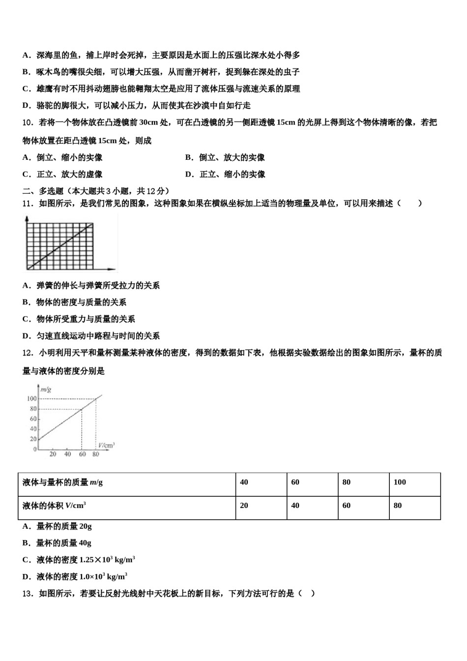 2024届辽阳市重点中学中考物理猜题卷含解析.doc_第3页