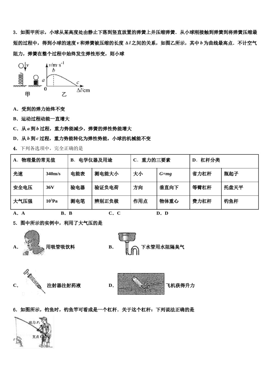 2024届重庆市綦江、长寿、巴南三校联盟中考物理猜题卷含解析.doc_第2页