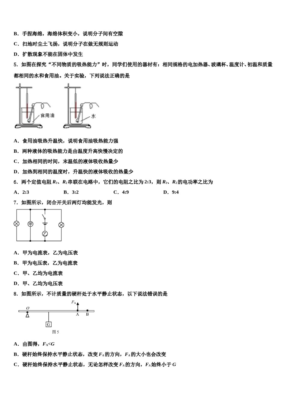 上海市2024年十校联考最后物理试题含解析.doc_第2页