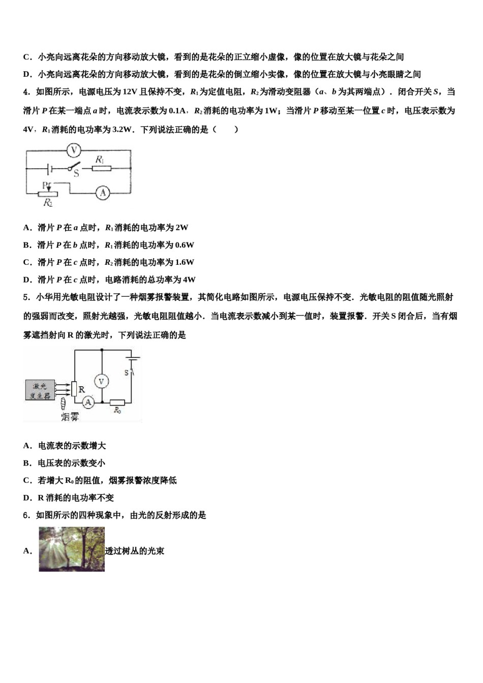 云南省南涧彝族自治县市级名校2023-2024学年中考物理仿真试卷含解析.doc_第2页