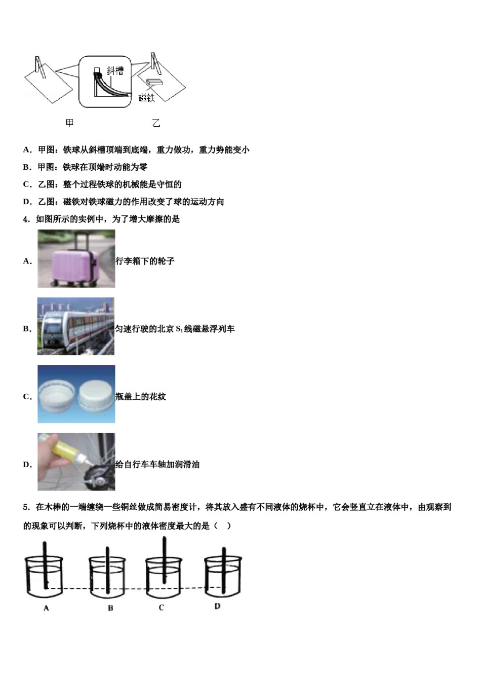 安徽省桐城市黄岗市级名校2024年中考冲刺卷物理试题含解析.doc_第2页
