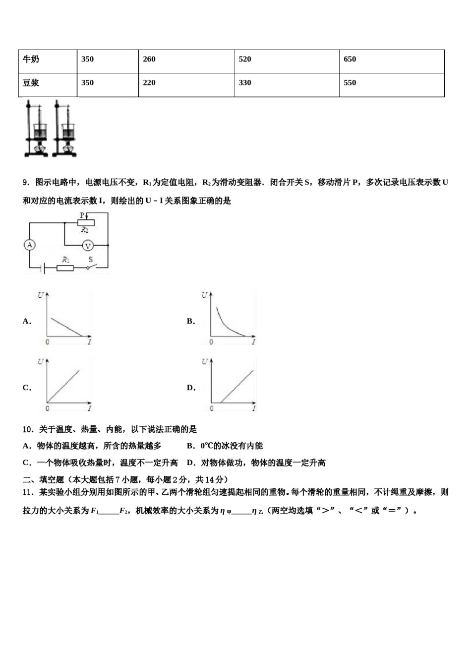 山东省德州市2024届中考二模物理试题含解析.doc_第3页