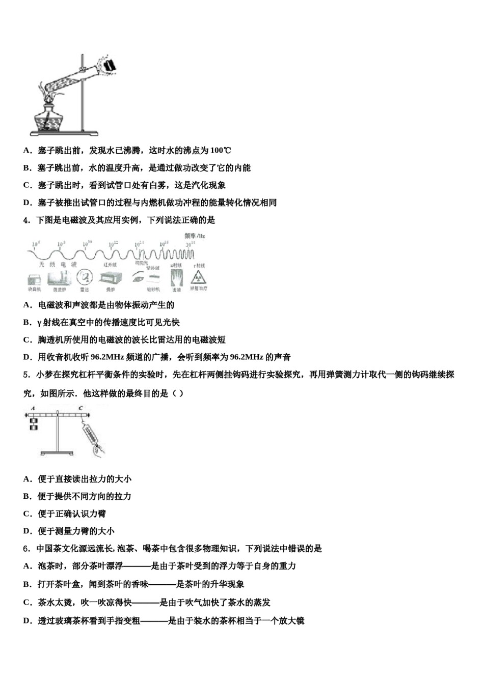 广东省广州市培正中学2024届十校联考最后物理试题含解析.doc_第2页
