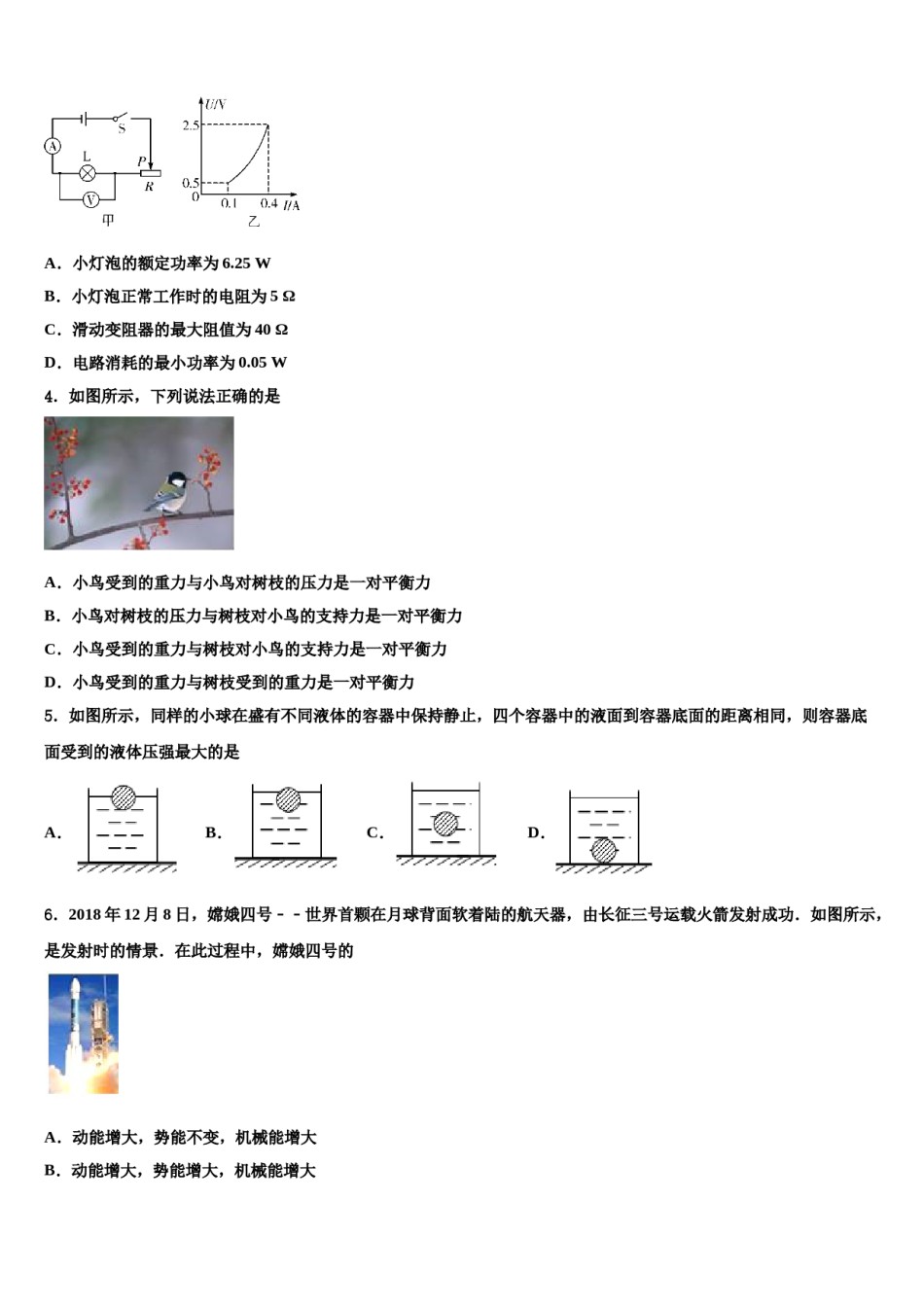 广东省深圳市北大附中深圳南山分校2023-2024学年中考二模物理试题含解析.doc_第2页