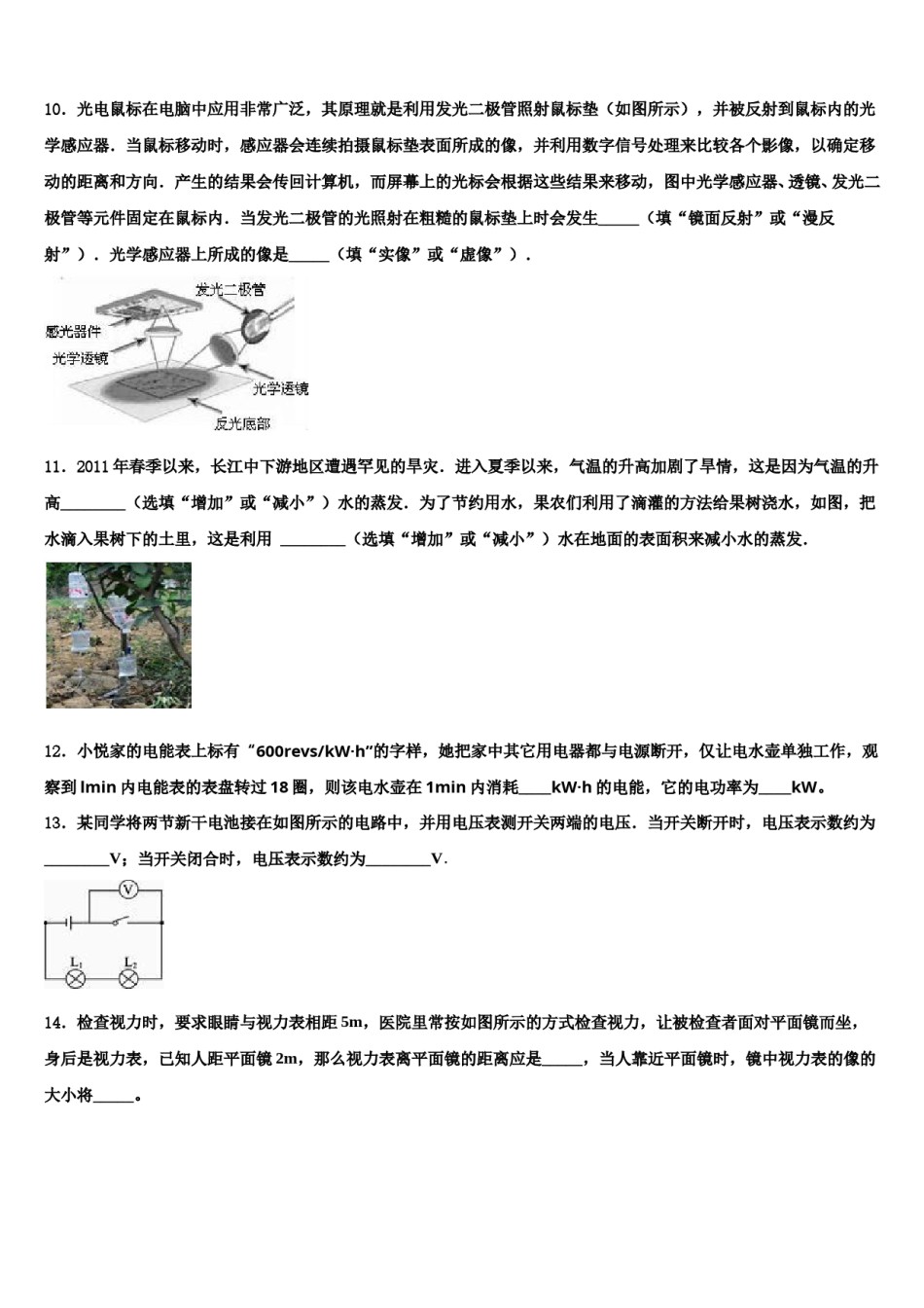 广东省湛江市雷州市2024年中考物理对点突破模拟试卷含解析.doc_第3页