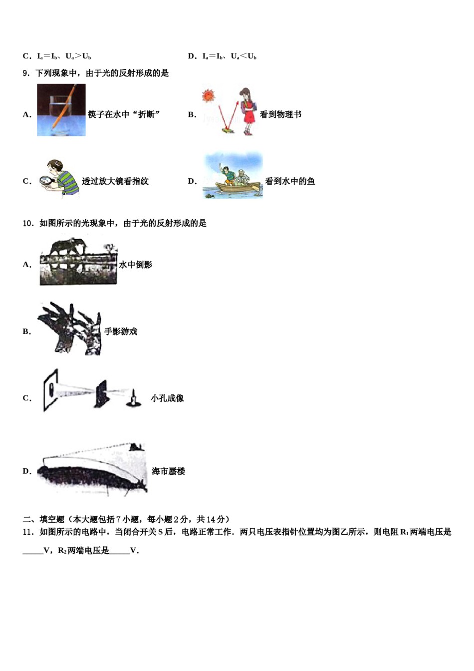 浙江省临海市第五教研区市级名校2024届中考物理最后冲刺浓缩精华卷含解析.doc_第3页