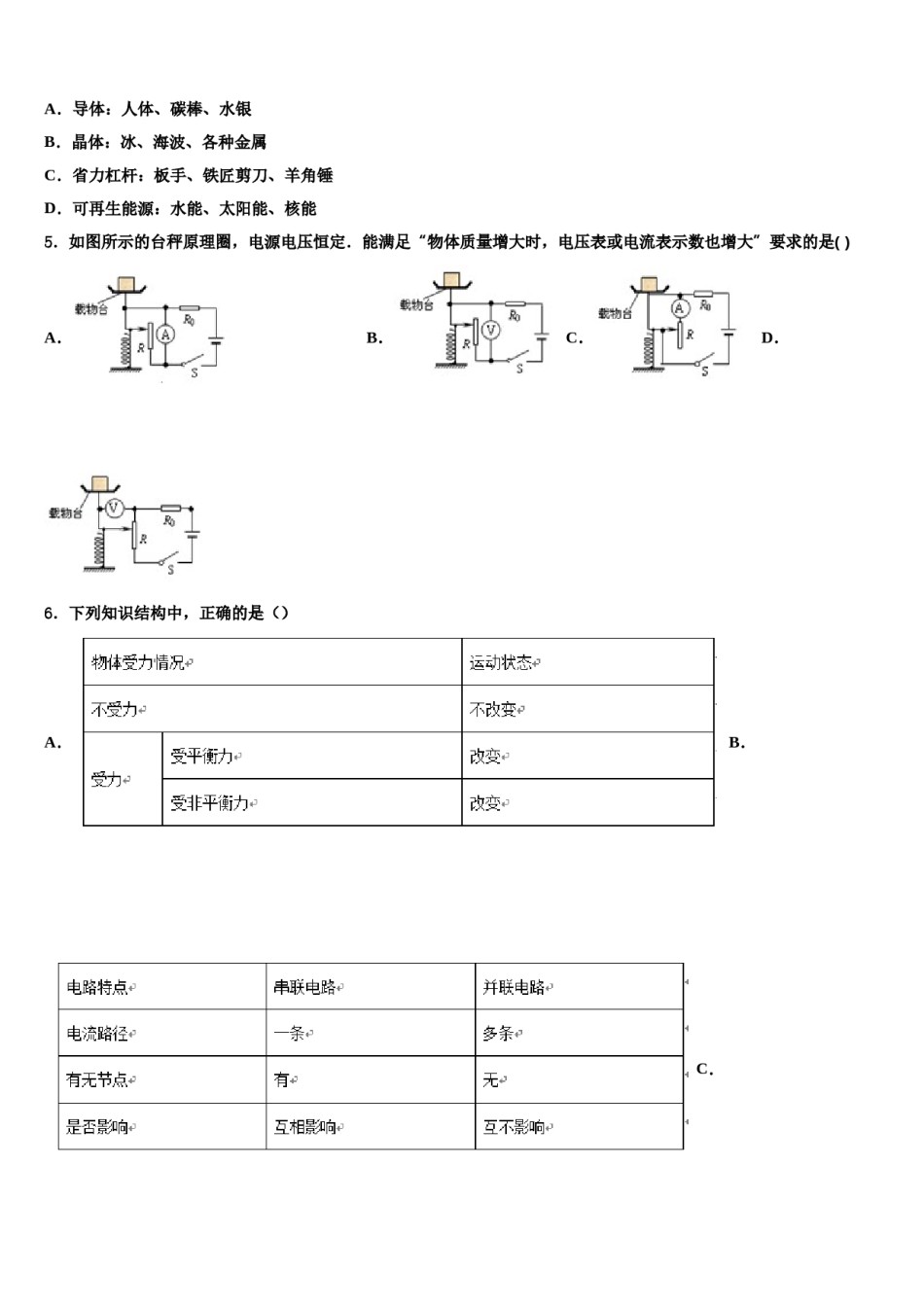 浙江省瑞安市2024年中考冲刺卷物理试题含解析.doc_第2页