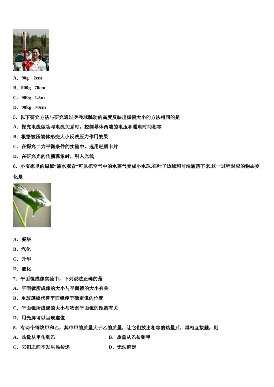 湖北省宜昌市第十六中学2023-2024学年中考物理模试卷含解析.doc_第2页