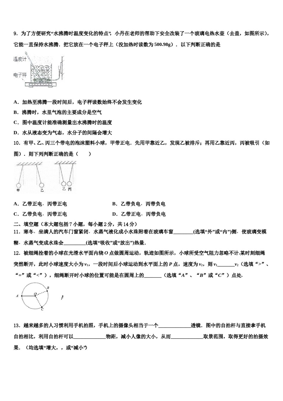 湖北省武汉市武昌区C组联盟市级名校2024年中考试题猜想物理试卷含解析.doc_第3页