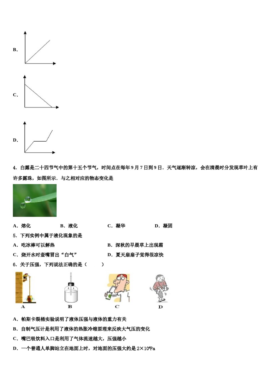 湖南省邵阳邵阳县联考2024年中考物理四模试卷含解析.doc_第2页