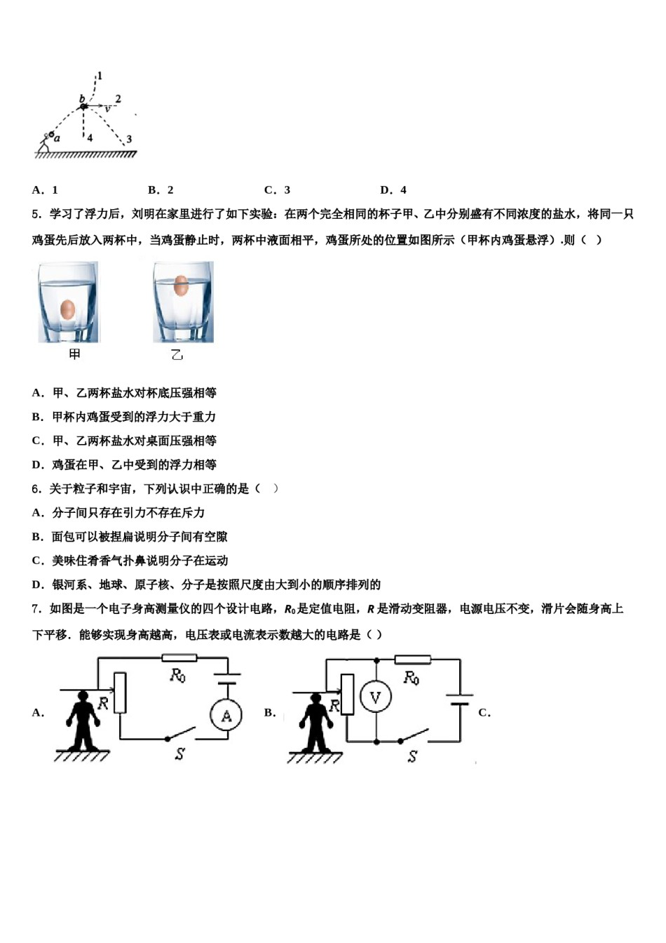 福建厦门华侨中学2024届中考冲刺卷物理试题含解析.doc_第2页
