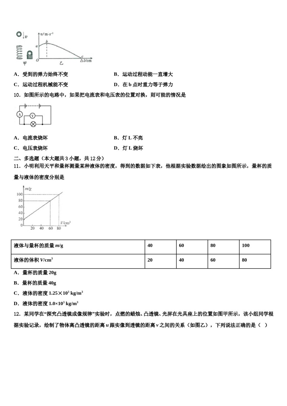 黑龙江省大庆市林甸四中学2023-2024学年中考二模物理试题含解析.doc_第3页
